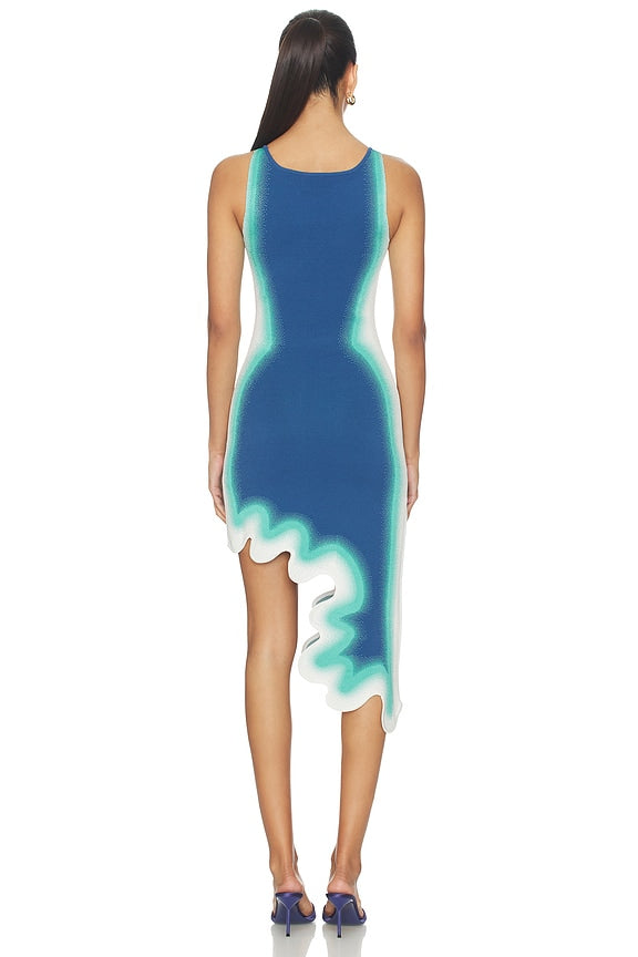 Aster Reversible Wavy Dress