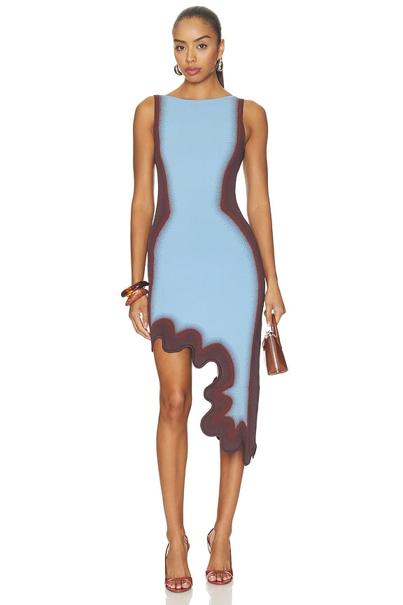Aster Reversible Wavy Dress