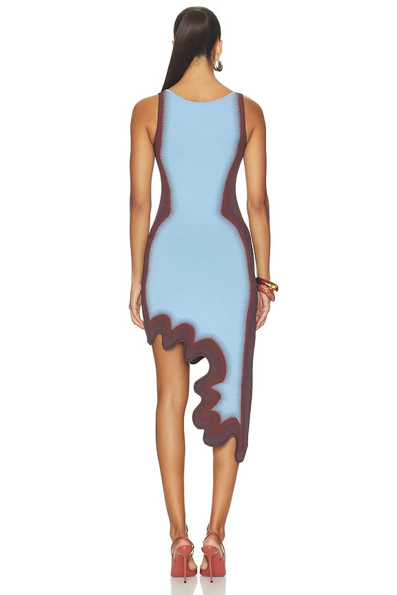 Aster Reversible Wavy Dress