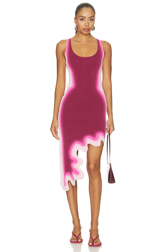 Aster Reversible Wavy Dress