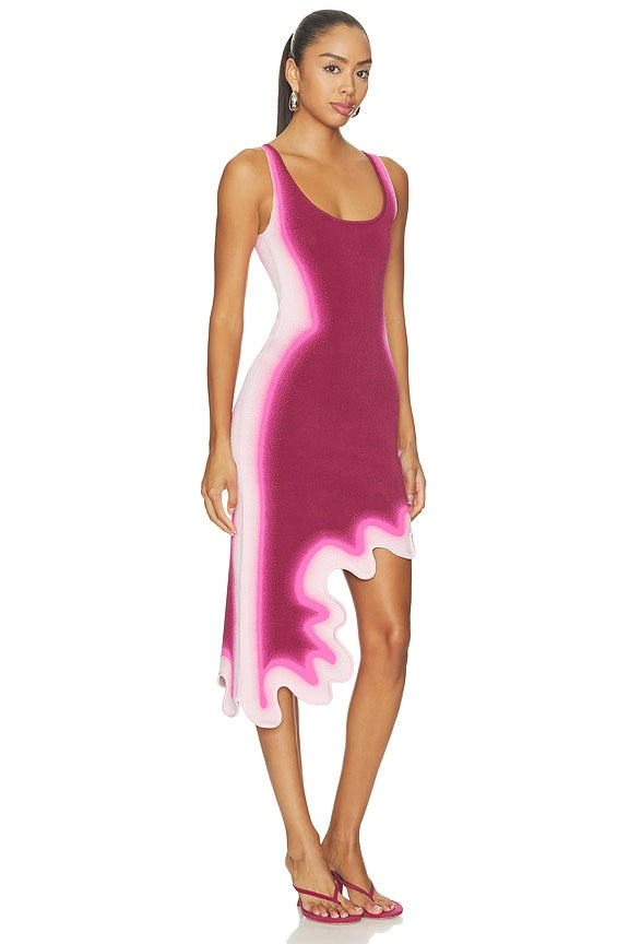 Aster Reversible Wavy Dress
