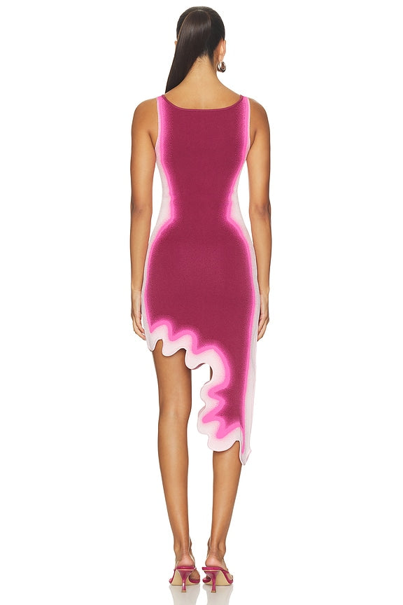 Aster Reversible Wavy Dress