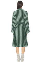 Pembroke Stripe Cotton Robe