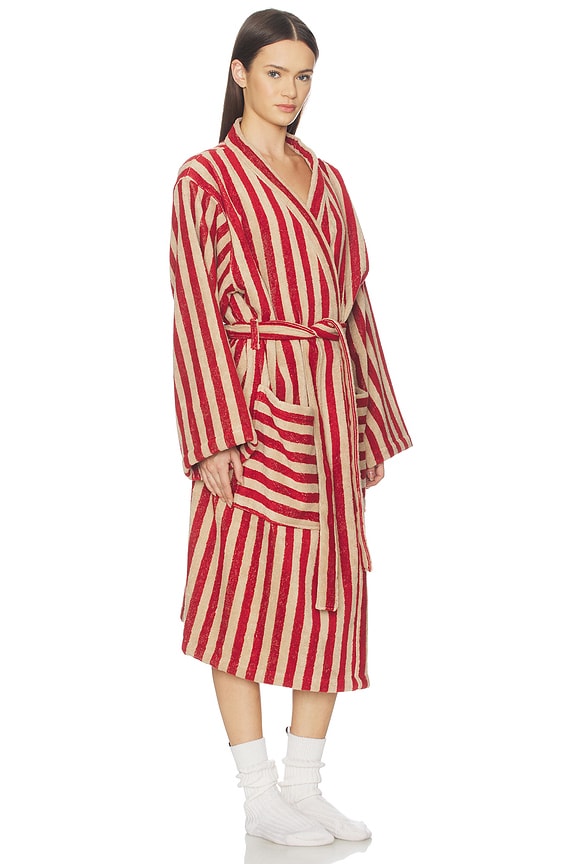 Pembroke Stripe Cotton Robe