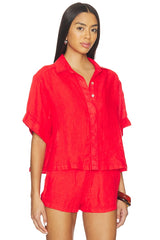 Linen Button Up Top