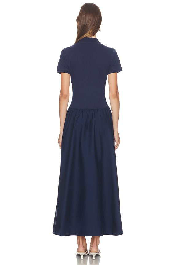 Poplin Collared Short Sleeve A Line Dresses