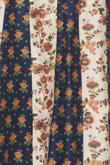 Cotton Silk V-neck Sleeveless A Line Dresses