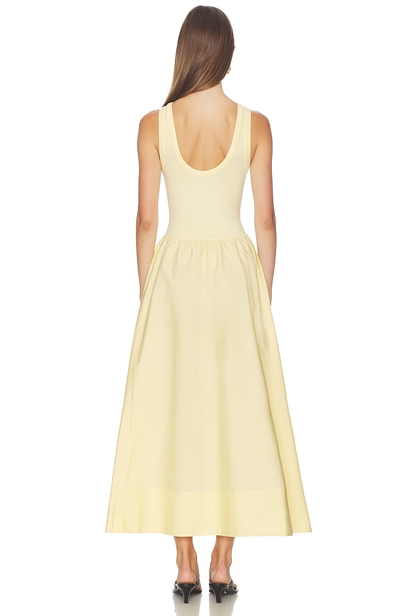 Crew Neck Sleeveless Fit And Flare Dress