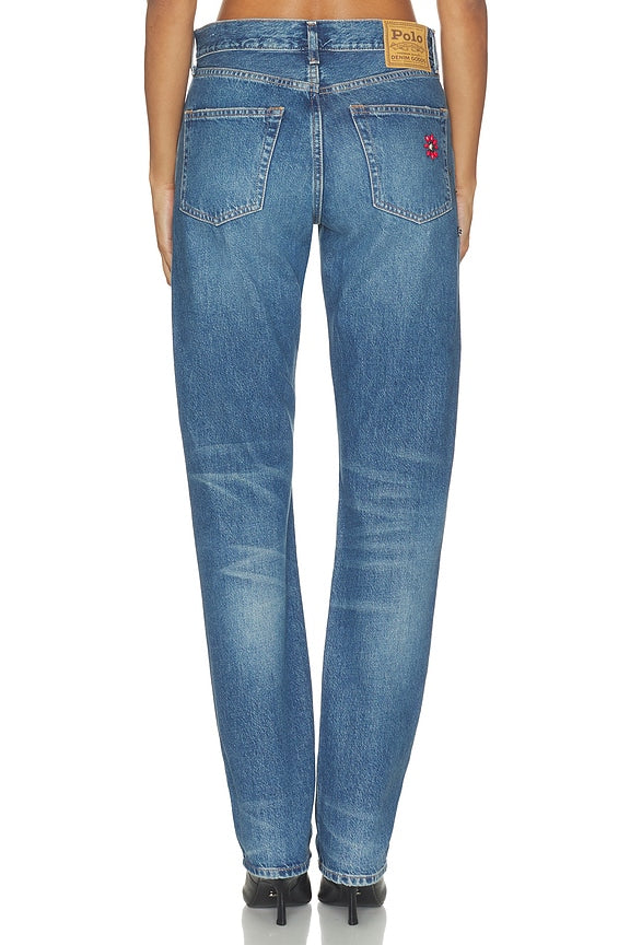 Rigid Denim Standard Straight Jeans