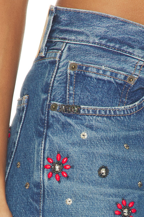 Rigid Denim Standard Straight Jeans