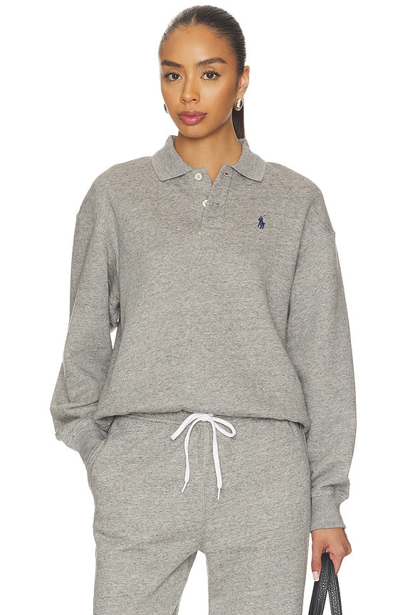 Arctic Fleece Polo Sweatshirt