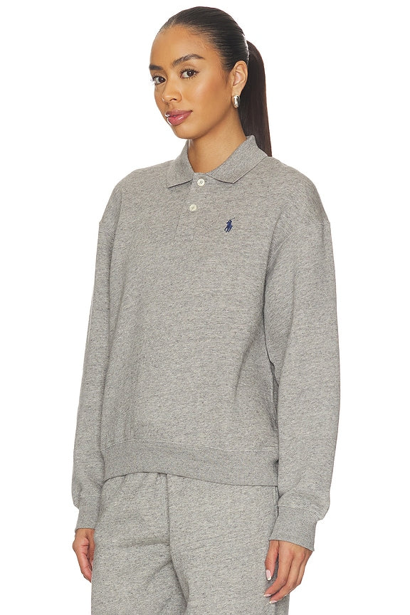Arctic Fleece Polo Sweatshirt