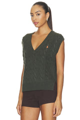 Wool Cashmere Sleeveless Pullover