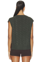 Wool Cashmere Sleeveless Pullover