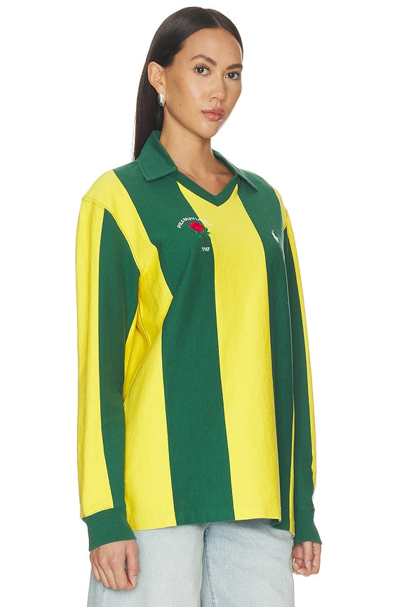 Rugby Jersey Long Sleeve Polo Collar Pullover