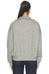 Arctic Fleece Knit Long Sleeve Mock Neck Sweatshirt