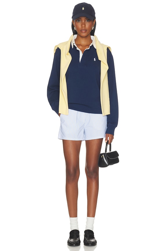 Knit Collar Pullover