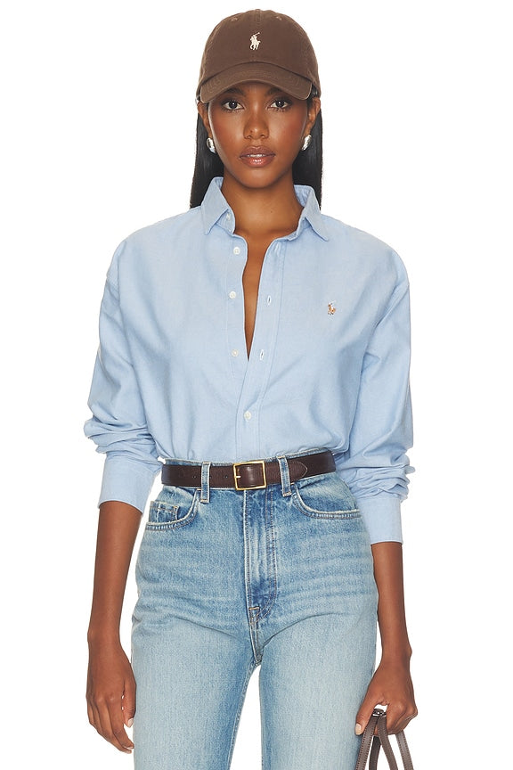 Long Sleeve Button Front Shirt