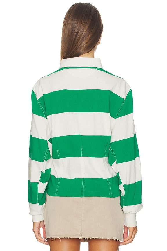 Vintage Long Sleeve Polo Top