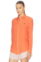 Classic Long Sleeve Button Front Shirt