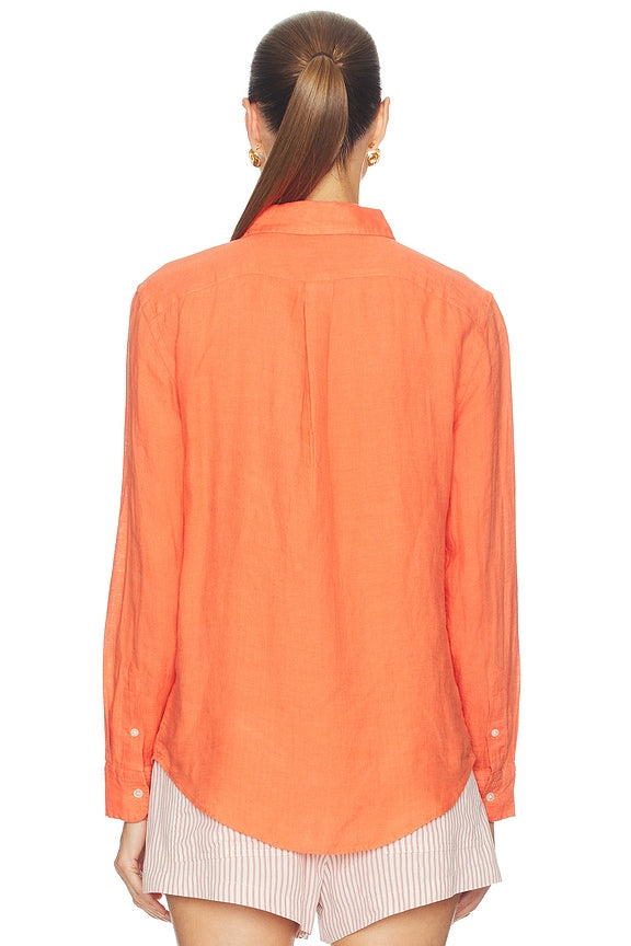 Classic Long Sleeve Button Front Shirt