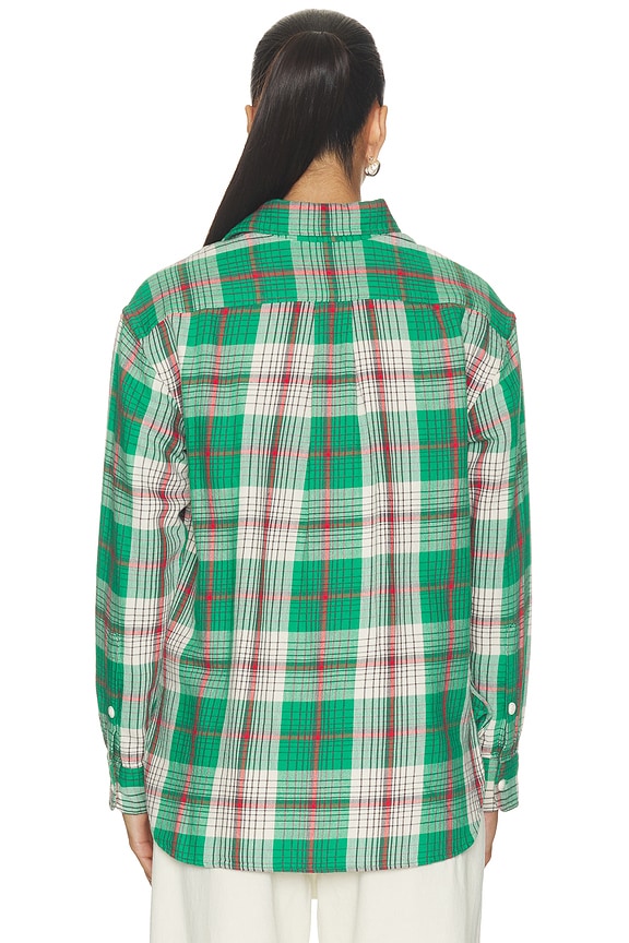 Twill Long Sleeve Collared Sport Shirt