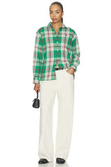Twill Long Sleeve Collared Sport Shirt