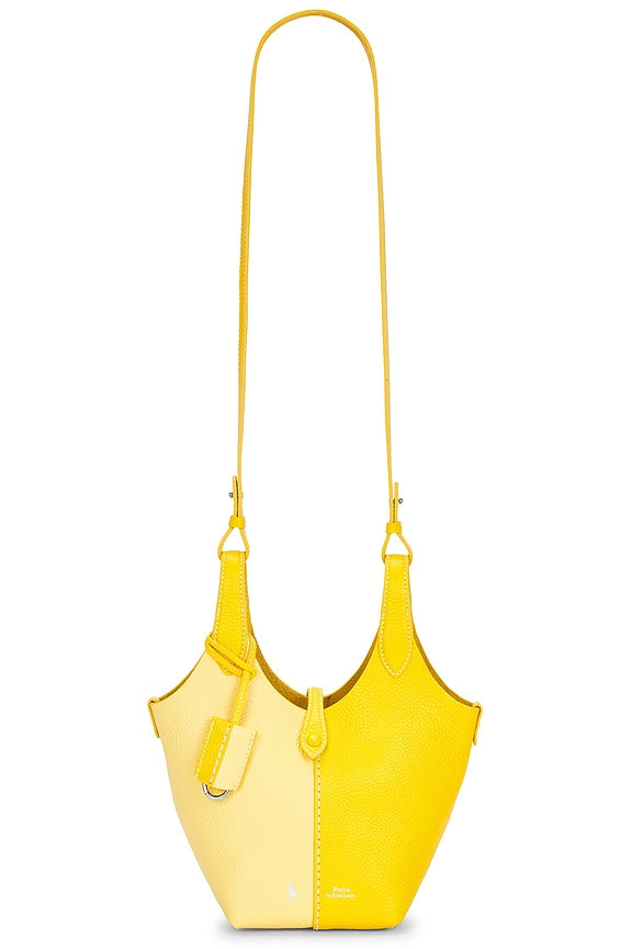 Shiny Drum Pebble Small Crossbody Bag