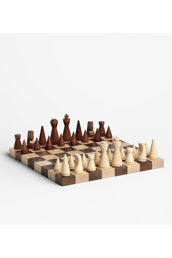 Wood Chess The Minimalist