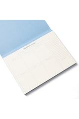 Floral Checkerboard Undated Weekly Desk Planner