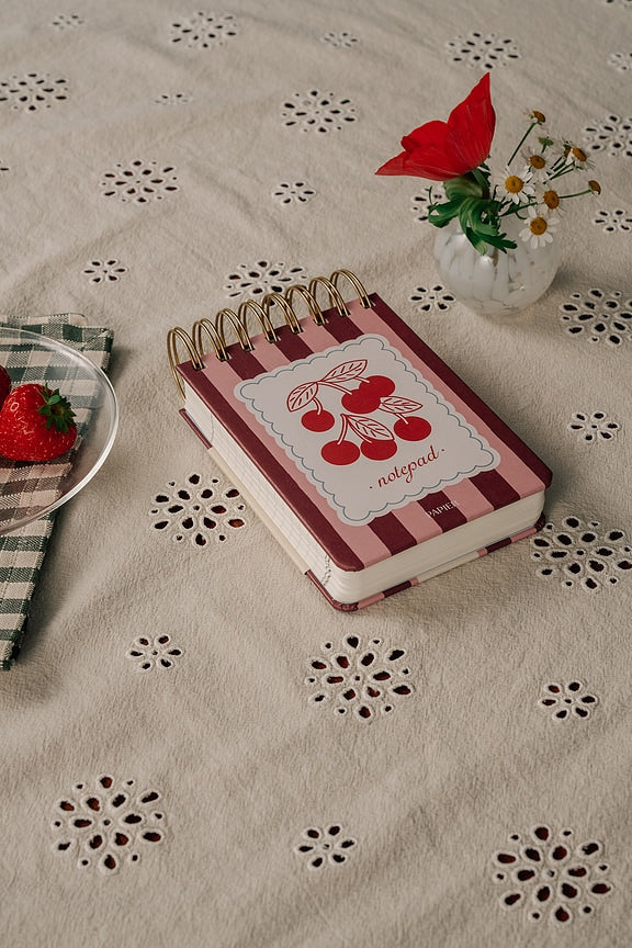 Very Cherry Spiral Notepad