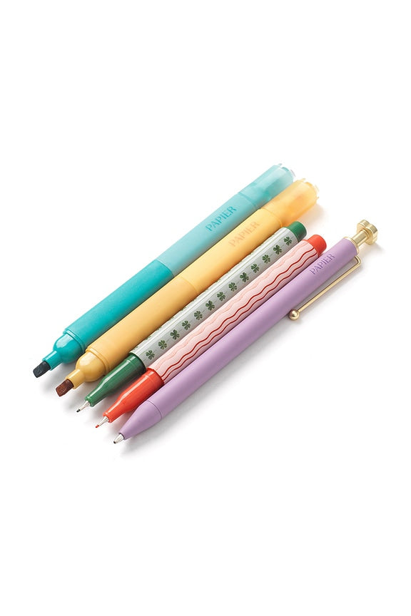 Imagination Mixed Pen &amp; Highlighter Set Of 5