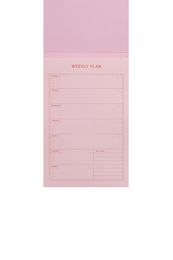 Productivity Weekly List Pads
