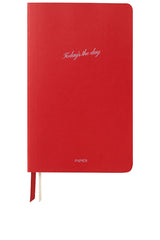 Today's The Day Faux Leather Softcover Notebook