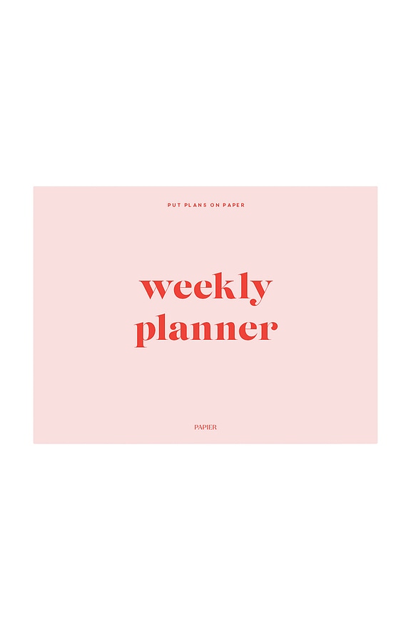 Weekly Desk Planner