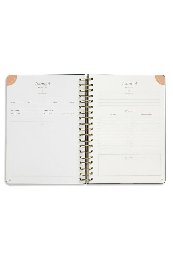 Off Piste Spiral Travel Journal