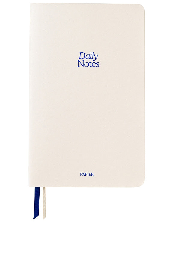Daily Notes Soft Faux Leather Lined Notebook
