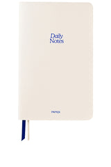 Daily Notes Soft Faux Leather Lined Notebook