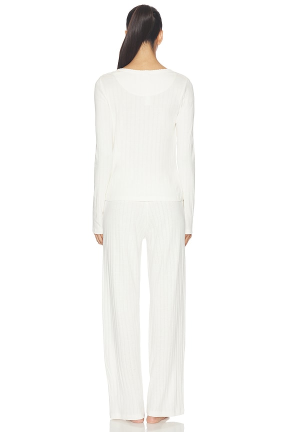 Henley &amp; Wide Leg Sleep Set