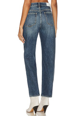 Lexi Mid Rise Relaxed Straight Jeans