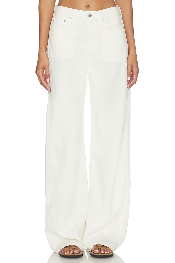 Sydney High Rise Bowed Wide Jeans