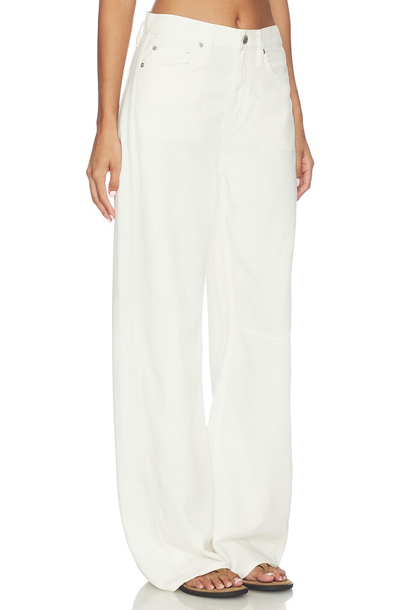 Sydney High Rise Bowed Wide Jeans