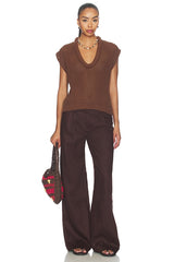 Beck Open Knit Cropped Sweater