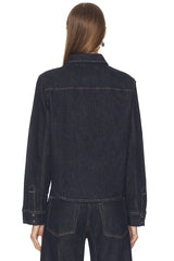 Thea Shrunken Denim Shacket