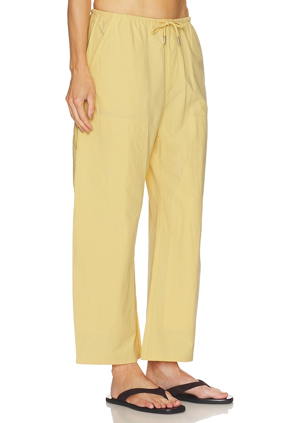 Theo Drawstring Poplin Pant