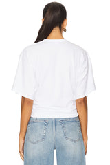 Veronica Drop Shoulder Cinched Tee