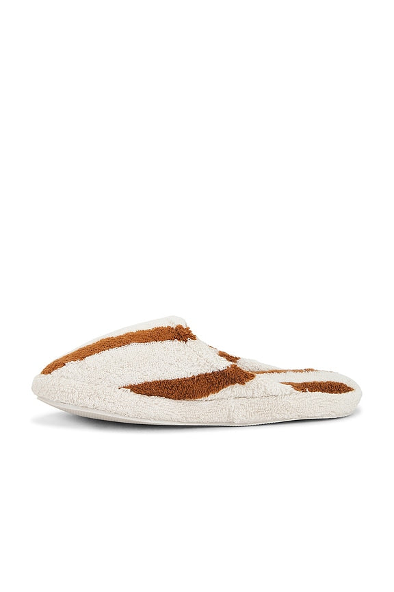 Terry Stripe Slippers