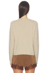 Cotton Cashmere Long Sleeve Tee