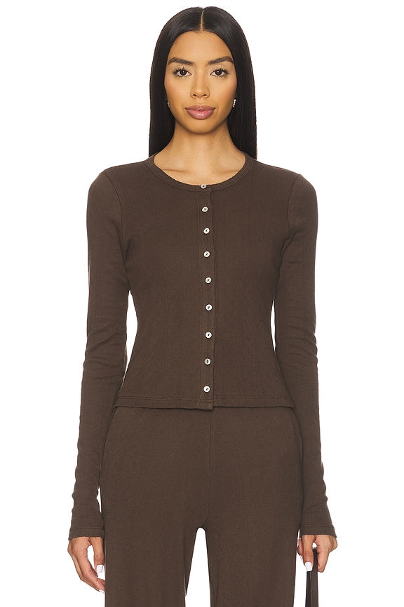 Pointelle Cardigan