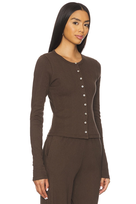 Pointelle Cardigan